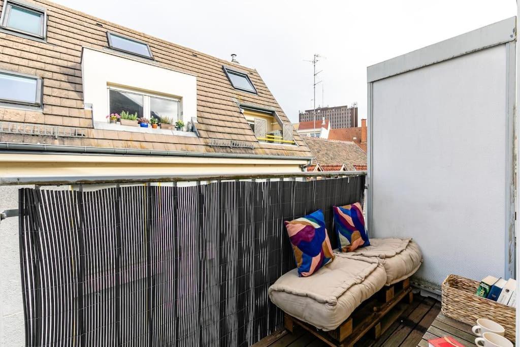 Studio Strasbourg/Gare +Balcon Esterno foto